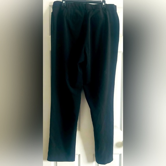 Avenue boot cut slightly faded black work pants with front and back pockets, 14T - Picture 3 of 6